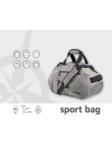 Columbus - Bolsa deporte o viaje gris 34L