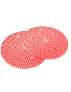 CASTEY - SALVAMANTEL SILICONA IMANTADO CORAL SET 2U.