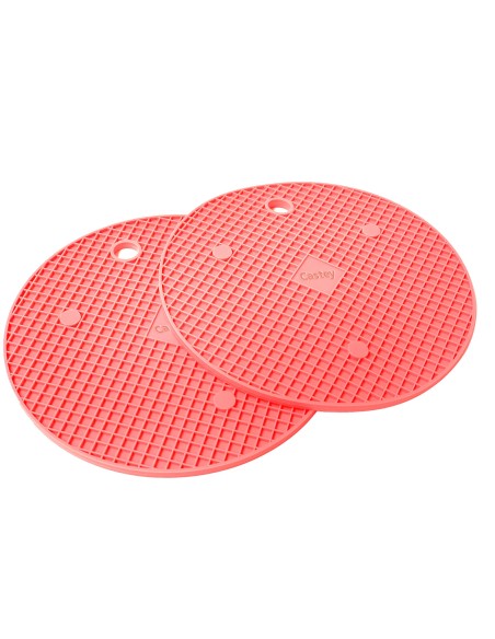 CASTEY - SALVAMANTEL SILICONA IMANTADO CORAL SET 2U.