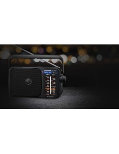 PANASONIC - Radio AM/FM portatil con sincronizador digital RF-2400D