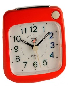 Athletic Club de Bilbao - Reloj despertador analógico Rojo