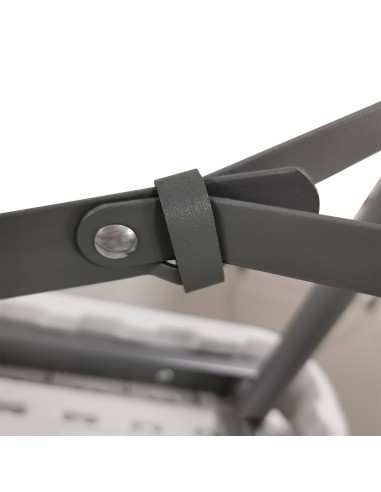 GARDIUN - Banco Plegable Portátil Resina New Koln 180x28x43 cm