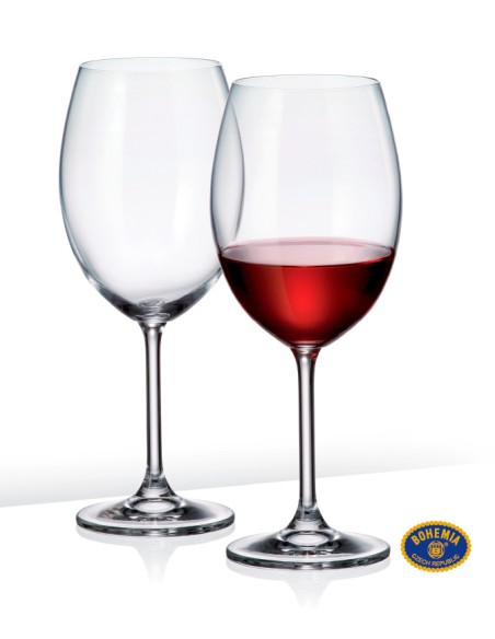 CRYSTALEX - Copa de cristal Bohemia Colibri 580 ml, 6 ud.